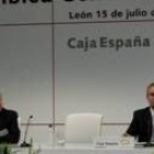 José Francisco Martín, a la derecha, presidente en funciones