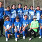 Formación del Femenino Ponferradina B de 3ª Provincial Alevín. MACÍAS