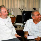 Fidel Castro, el 7 de julio en el Centro Nacional de Investigaciones Científicas de La Habana.