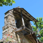 Acceso al campanario de la iglesia, en mal estado. HISPANIA NOSTRA