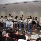 Actuación de la banda juvenil de música. CAMPOS