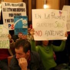 Trabajadores y plataforma contra las antenas estuvieron en el pleno