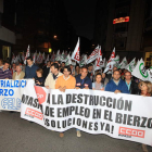 La plataforma social reivindicativa surgió tras esta manifestación del 20 de octubre en Ponferrada.