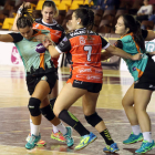 Las integrantes del Cleba desarrollaron un buen choque. RAMIRO