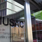 Detalle de la entrada del Musac, considerado un referente de la arquitectura contemporánea.