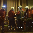 Equipos de rescate del accidente de la mina de Karvina, en que han muerto 13 personas.