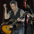Bruce Springsteen, durante el concierto en honor de los veteranos de guerra en Washington.