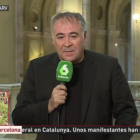 Antonio García Ferreras, en el Parlament, en una conexión de Al rojo vivo.