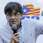El presidente de la Generalitat, Carles Puigdemont. ANDREU DALMAU