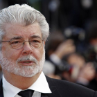 Imagen de George Lucas en una ceremonia en Cannes.