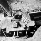 Imagen de la última excavación que se desarrolló en la cripta norte de la Catedral. DL