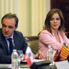 La consejera Silvia Clemente, en la reunión del Consejo Consultivo de la PAC.