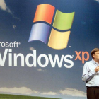Bill Gates, en una presentación de Windows XP, en Nueva York, en el 2001.