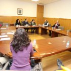 La Junta de Personal y los sindicatos, en otro encuentro.