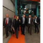 Aldo de Lorenzo, Ornella Flore, Antonio Canedo, Reiner Cortés, ayer en Tevitec, en el Bayo.