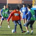 Jonatan Valle, durante uno de los entrenamientos de la SDP celebrado la pasada semana.