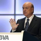 El presidente del BBVA, Francisco González.