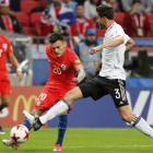 Chile y Alemania ya midieron fuerzas en la primera fase del torneo (1-1). DOLZHENKO