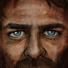 Reconstrucción del hombre del Mesolítico encontrado en una cueva de León