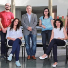 El grupo Giigas de investigación que lidera Vicente Martín. DL