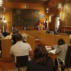 Pleno de la Diputación de León. FERNANDO OTERO