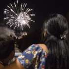 El cielo de León no se iluminará este año en la noche de San Juan con los tradicionales fuegos. Tampoco habrá ningún concierto durante la semana de las fiestas. FERNANDO OTERO