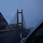 El puente Fernández-Casado en la autopista a Asturias