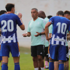Primer partido de José Gomes como técnico de la Deportiva. LDLM