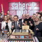 El equipo de 'Saber y ganar', con Jordi Hurtado al frente, celebra los 20 años del programa.