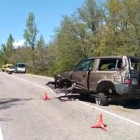 Aspecto que presentaba el todoterreno que se vio implicado en el accidente. DL