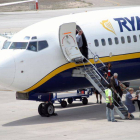 Ryanair es una de las compañias 'low cost' que opera en Zaragoza.