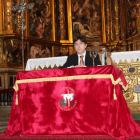 El organista oficial de la Almudena, durante su pregón. VALENCIA