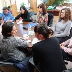 Un momento de la reunión sobre la atención a personas sin techo en León