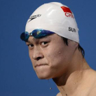 Sun Yang, durante los Mundiales de natación celebrados en Barcelona en el agosto del 2013.