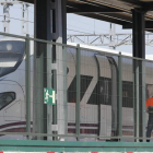 La rama del Oaris en la estación de León la pasada primavera, tras unas pruebas sobre el ERTMS. RAMIRO