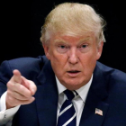 El presidente electo de Estados Unidos, Donald Trump, en un acto de campaña.