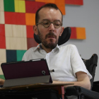 El portavoz de Unidos Podemos, Pablo Echenique, en una imagen de archivo.