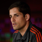 Robert Moreno en rueda de prensa.