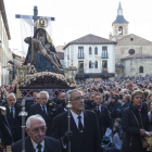 La Virgen del Mercado, que inaugura la Semana Santa, en abril de 2019. FERNANDO OTERO
