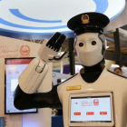 Un policía robot en el salon Smart City Expo World Congress, celebrado el pasado mes de noviembre en la Fira de Gran Via de L'Hospitalet