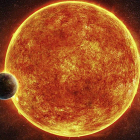 Fotografía facilitada por el ESO, del exoplaneta LHS 1140b. EFE