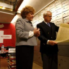 La directora del Instituto Cervantes, Carmen Caffarel, junto al compositor y director Cristóbal Half