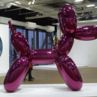 Una de las obras de Jeff Koons, en la retrospectiva que el Centro Pompidou le dedicó en el 2014.