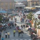 Las motos inundaron de ruido y colorido el centro urbano de la localidad roblana.