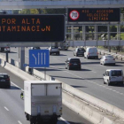 La autovía M-30 de circunvalación de Madrid.