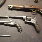 Armas de fuego de la colección del Marca ya restauradas.