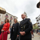 La alcaldesa de Ponferrada, Gloria Fernández Merayo, compareció ayer ante los medios. ANA F. BARREDO