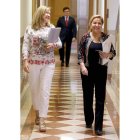Pilar del Olmo y Rosa Valdeón. MIRIAM CHACÓN