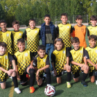 Formación del Cuatrovientos A de 2ª División Provincial Alevín. MACÍAS
