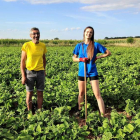 Gabriel Alegre, presidente de Agrele, y Natalia Martínez. DL